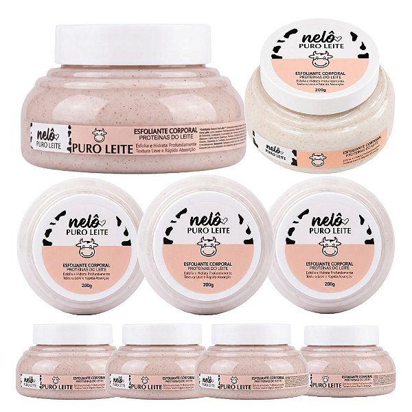 Nelo - Esfoliante Corporal Puro Leite NL0082 - 12 Und