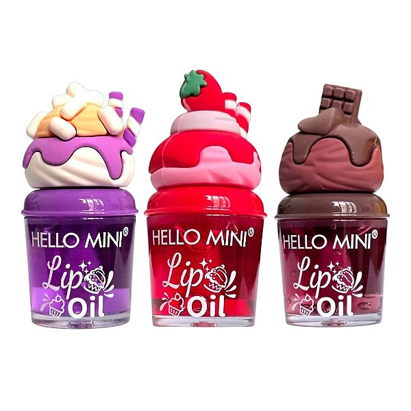 Hello Mini - Lip Oil Docinhos Fofo - 06 Und