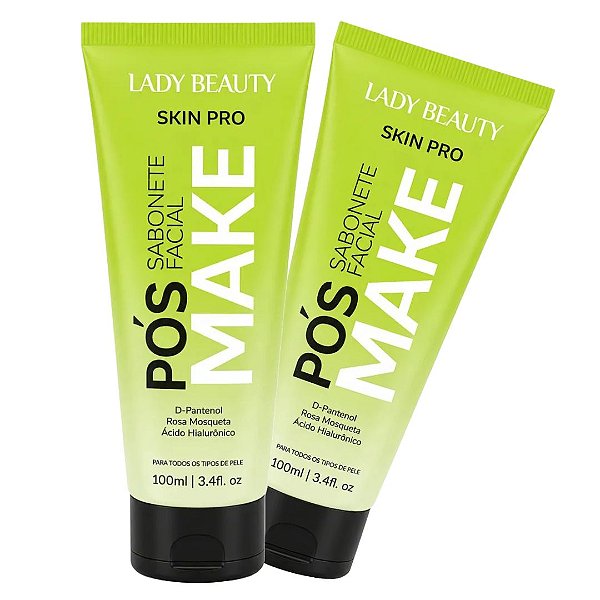 Lady Beauty - Sabonete Facial Pos Make Skin Pro PRO23 (Validade: 06/2029)