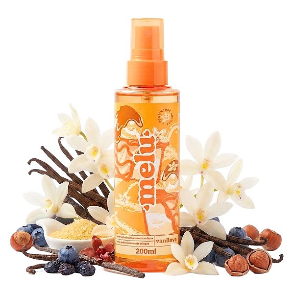 Ruby Rose - Body Splash Desodorente Colonia Baunilha Vanillove B5306 (Validade: 05/2029)