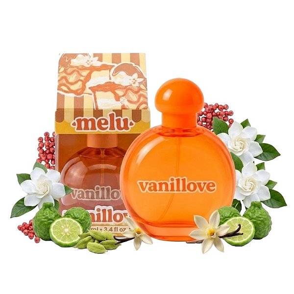 Ruby Rose - Colonia de Baunilha Vanillove Melu P8006 (Validade: 04/2029)