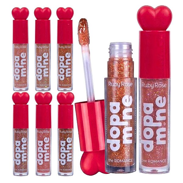 Ruby Rose - Gloss Labial Dopamine Cine Romance L6403 - 06 Und (Validade: 11/2029)