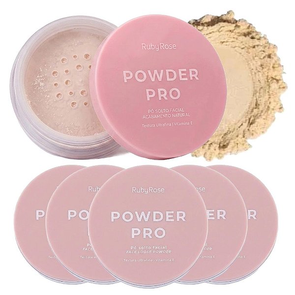 Ruby Rose - Po Solto Powder Pro M400 PS40 - 06 Und (Validade: 09/2029)