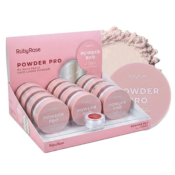 Ruby Rose - Po Solto Powder Pro M400 PS20 - 12 Und (Validade: 09/2029)