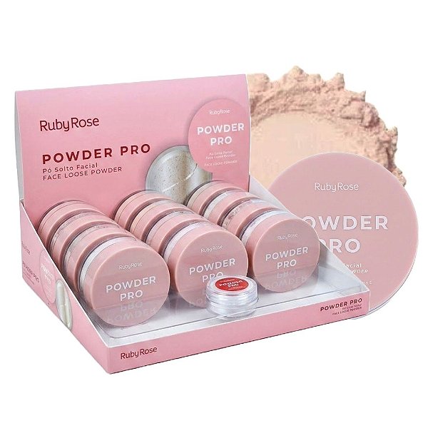 Ruby Rose - Po Solto Powder Pro M400 PS30 - 12 Und (Validade: 09/2029)