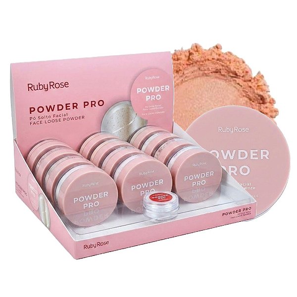 Ruby Rose - Po Solto Powder Pro M400 PS50 - 12 Und (Validade: 09/2029)
