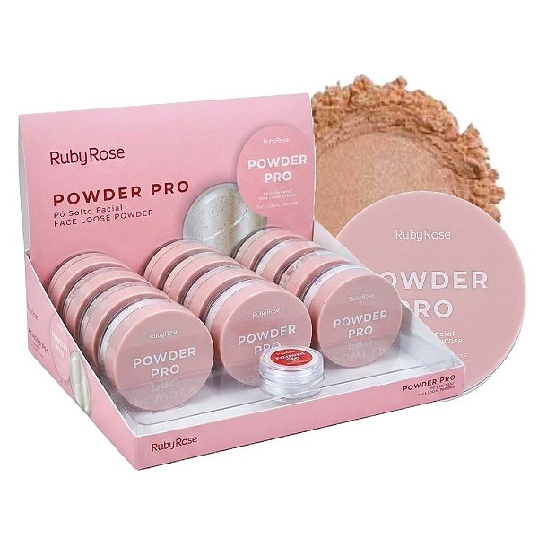 Ruby Rose - Po Solto Powder Pro M400 PS60 - 12 Und (Validade: 09/2029)