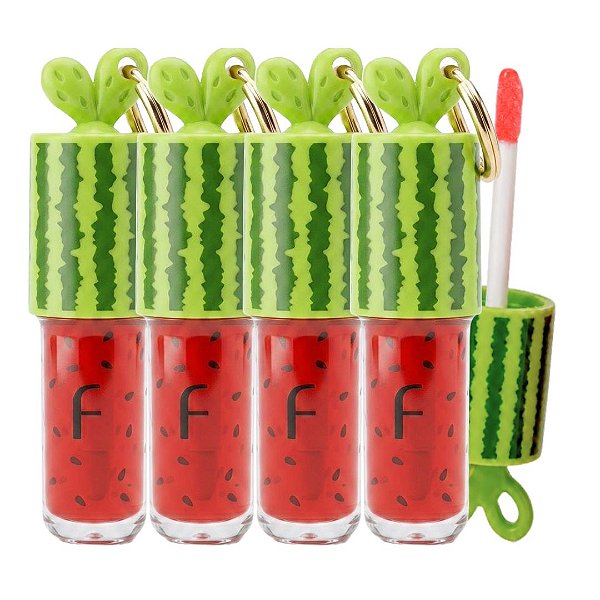 Febella - Lip Gloss Watermelon Vitame Chaveiro LG40166 - 06 Und (Validade: 03/2031)