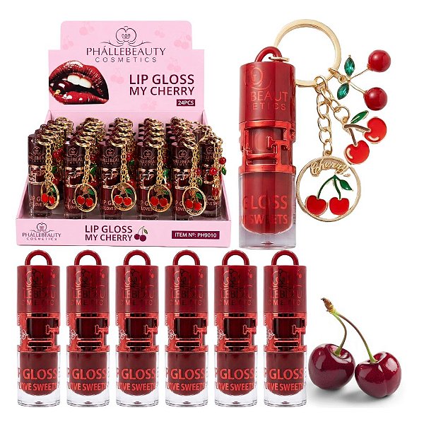 Phallebeauty - Lip Gloss My Cherry PH9010 - 24 Und (Validade: 02/2031)