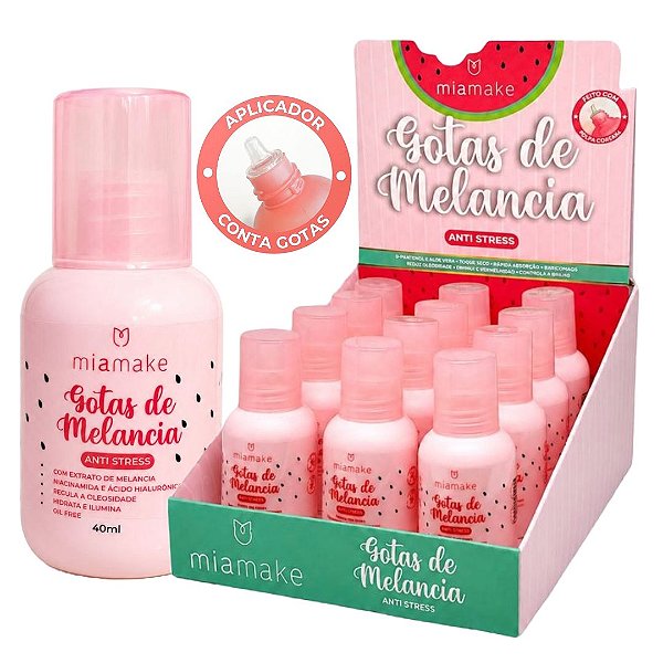 Mia Make - Gotas de Melancia Anti Stress 578 - 12 Und (Validade: 08/2028)