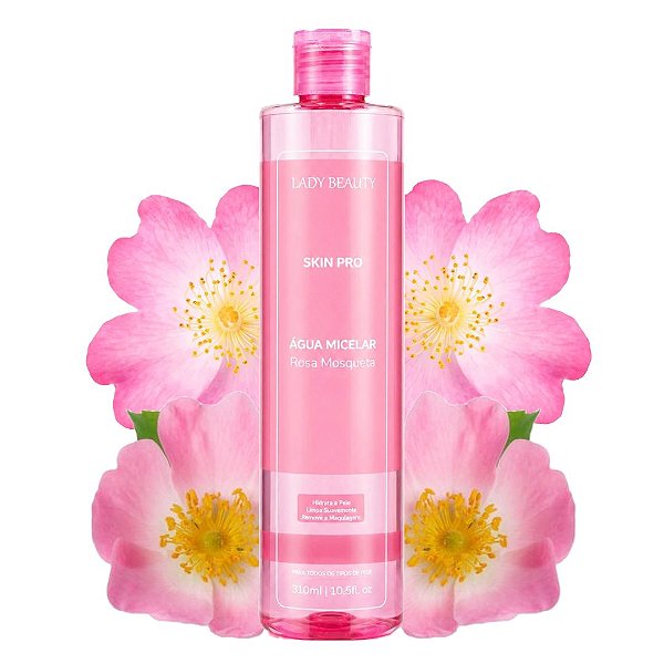 Lady Beauty - Agua Micelar Rosa Mosqueta PRO25 (Validade: 08/2029)