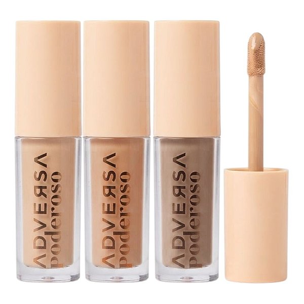 Adversa - Corretivo Liquido Vegano Tons Medios AD601M - 06 Und (Validade: 12/2027)