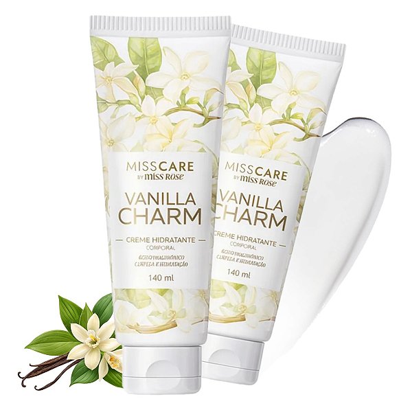 Miss Rose - Creme Hidratante Corporal Vanilla Charm MR161 D (Validade: 08/2029)