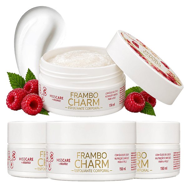 Miss Rose - Esfoliante Corporal Frambo Charm MR163 E - 06 Und (Validade: 08/2029)