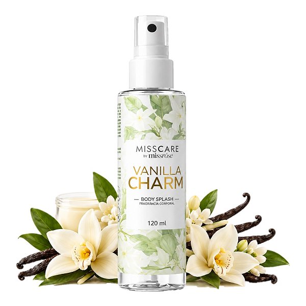 Miss Rose - Body Splash Vanilla Charm MR165 D (Validade: 08/2029)