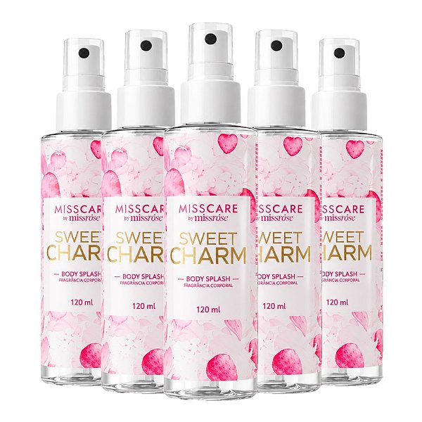 Miss Rose - Body Splash Sweet Charm MR165 A - 12 Und (Validade: 06/2029)
