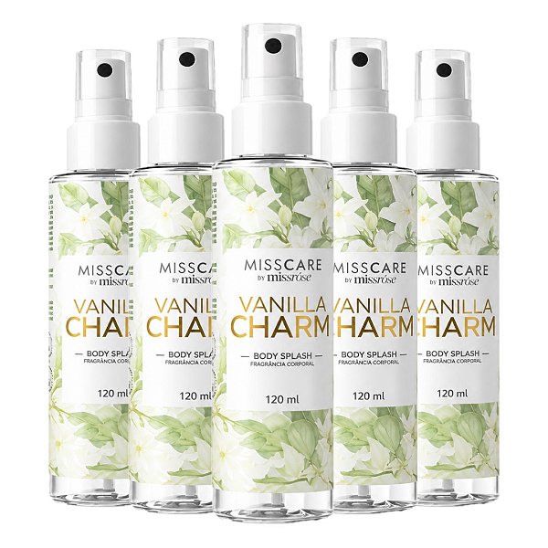 Miss Rose - Body Splash Vanilla Charm MR165 D - 12 Und (Validade: 08/2029)