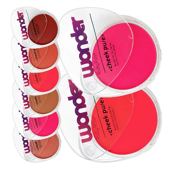 Ruby Rose - Blush Cremoso Cheek Pulse Wonder M13 ( Kit2 ) -  6 Und