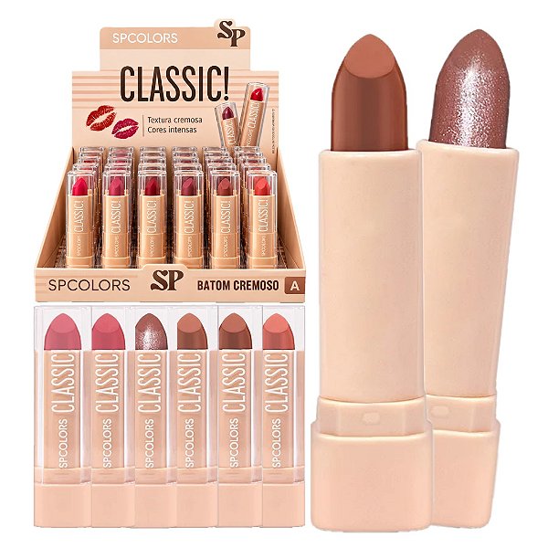 SP Colors - Batom Cremoso  Classic SP490A - 36 Und