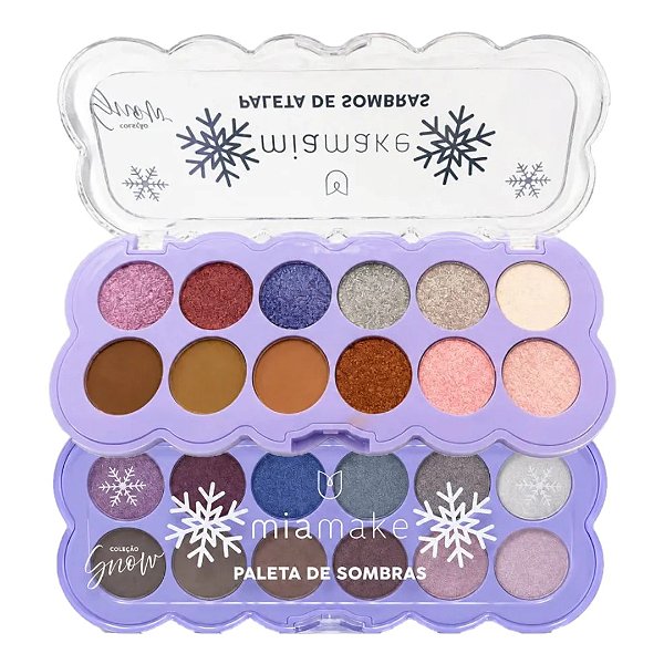 Mia Make - Paleta de Sombras Snow 640