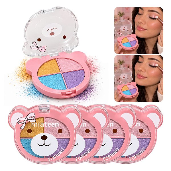 Mia Teen - Quarteto de Sombras Fofuxo MT608  - 06 Und