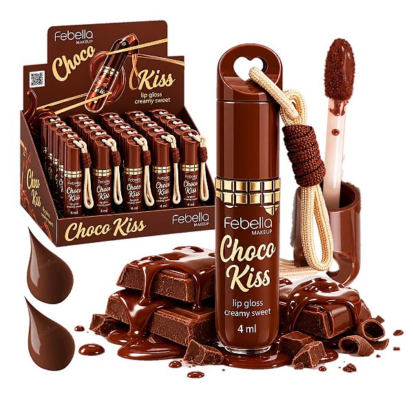 Febella - Lip Gloss Choco Kiss LG40158 - 24Un