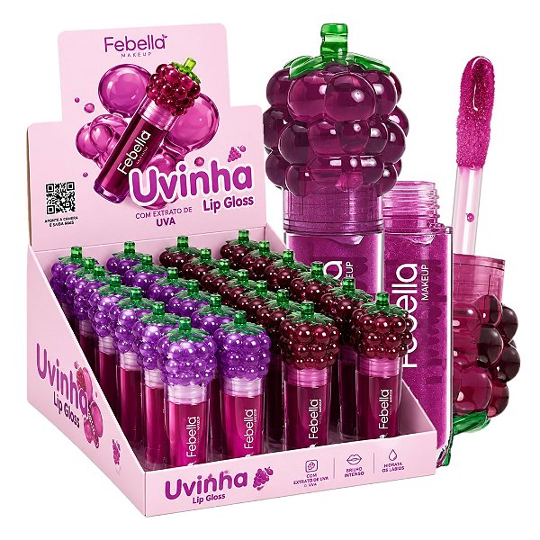 Febella - Lip Gloss 3D Uva - 24 Und