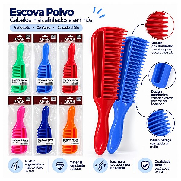Aivar - Escova Polvo  AV1431 - 06 Und