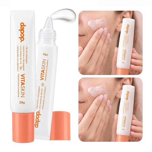 Dapop - Hidratante Facial com Vitamina C Skin DP2390