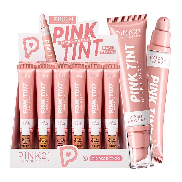 Pink 21 - Base Facial Hidratante Pump CS3585 - 24und