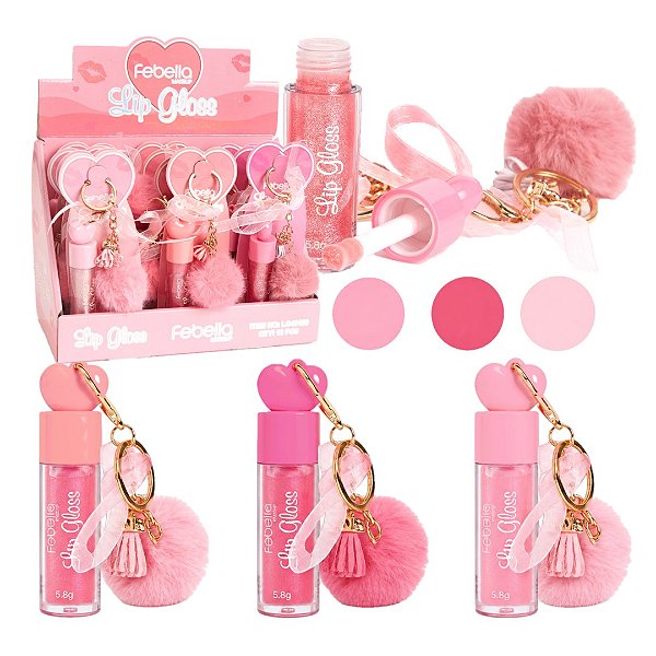 Febella - Lip Gloss de Amor LG40159 - 12 Und