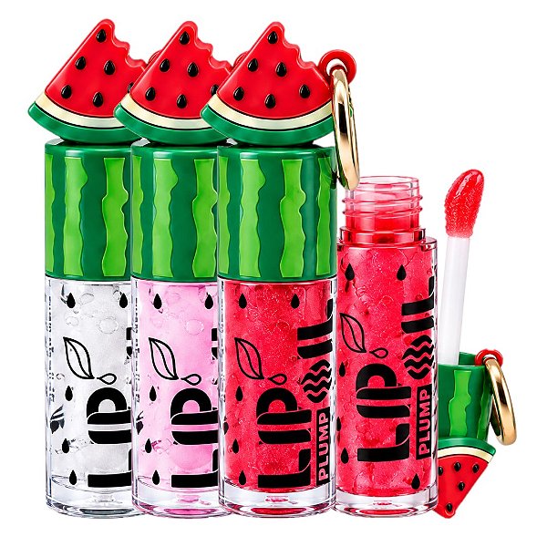 Beijo de Neve - Lip Oil Volumoso Melancia Chaveiro BN6031 - 06 Und