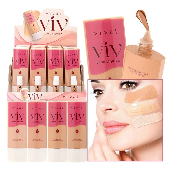 Vivai - Base Liquida Textura Leve Viv 1090 S1 - 24Und