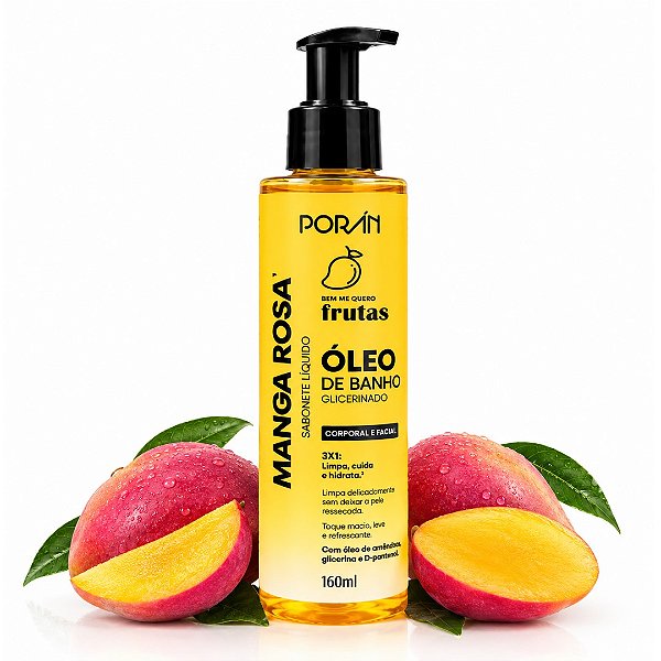 Poran - Sabonete Liquido Oleo de Banho Glicerinado Manga PR0617