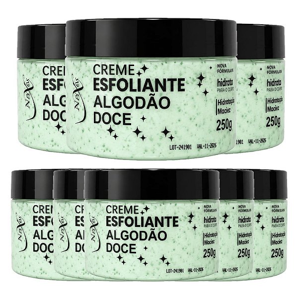 Naxos - Esfoliante Corporal Algodão Doce - 12 Und (Validade:11/2026)