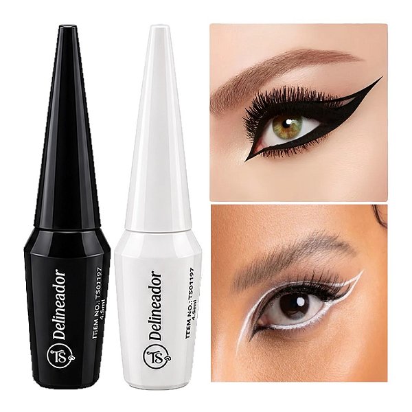 Toque Special - Delineador Liquido Preto e Branco  TS01197 -  06 und
