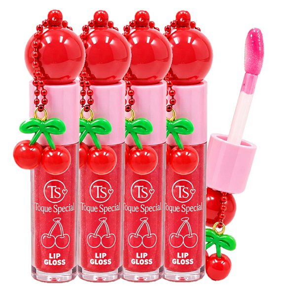 Toque Special - Lip Gloss Cereja Chaveiro - 6 und