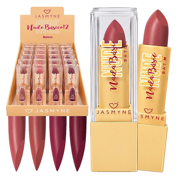 Jasmyne - Batom Nude Nada Basico JS01152 - 24 Und
