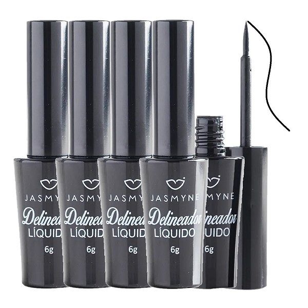 Jasmyne - Delineador Liquido Preto JS0103 - 6 und