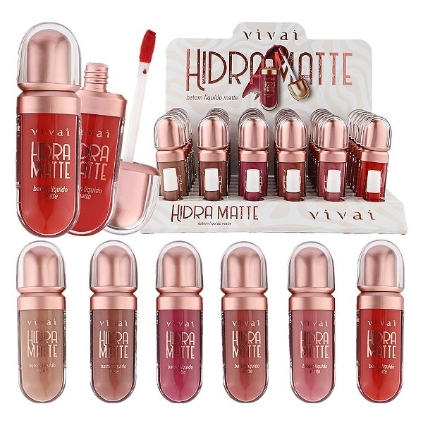 Vivai - Batom Liquido  Matte Hidra 3399 - 36 Und