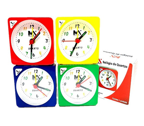 Max Midia - Relogio Despertador Toques e Luz