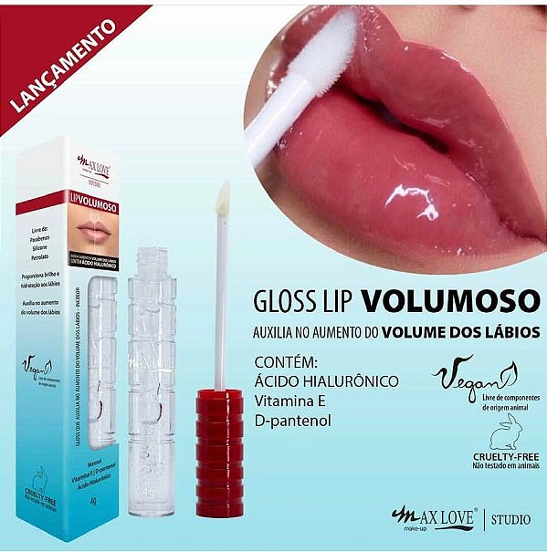 Max Love - Lip Gloss Volumoso Cor 01