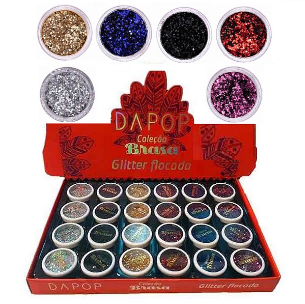 Dapop - Glitter Flocado  DP2075 ( 24 Unidades )