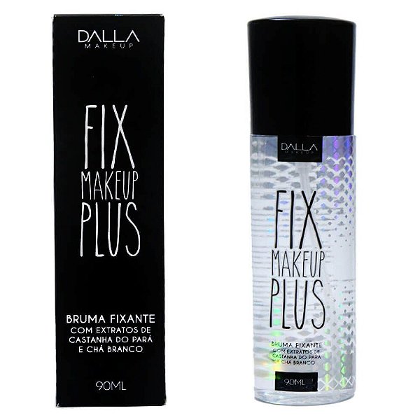 Dalla - Bruma Fix Makeup Plus Bruma Fixante Vegano  Makeup DL039 - Kit com 6 Unidades