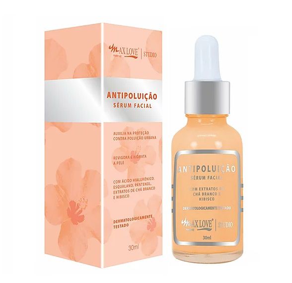 Max Love - Serum Facial Hidratante Antipoluição  - Display com 24 Unid + prov