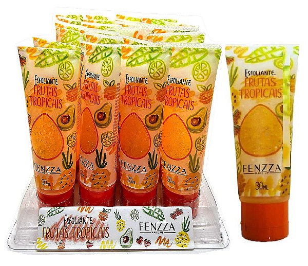 Fenzza -  Esfoliante Frutas Tropicais  FZ37014 – Box 24 Unidades