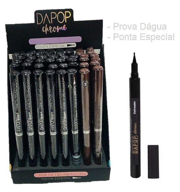 Dapop - Caneta Delineadora Prova Dàgua POnta Especial  HB98614- DIsplay com 48 Unidades
