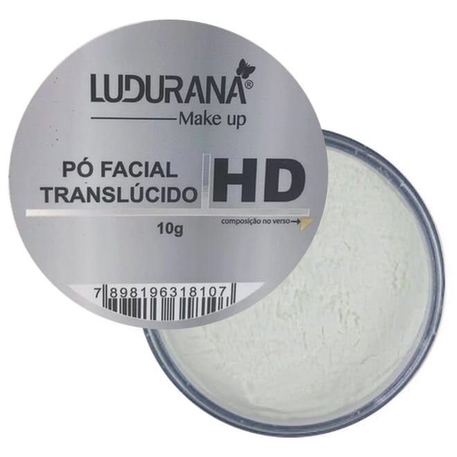 Ludurana - Pó Facial Translucido 10g  M00100 - Kit com 18 Unidades