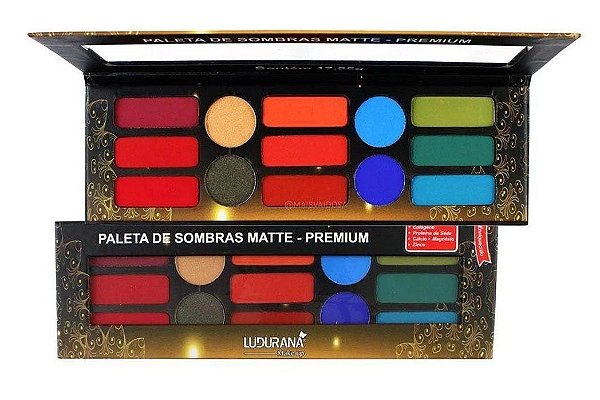 Ludurana -  Paleta de Sombras Matte Premium M00036