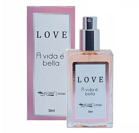 Max Love - Perfume Love A vida é Bella - Display com 21 Unid + Prov